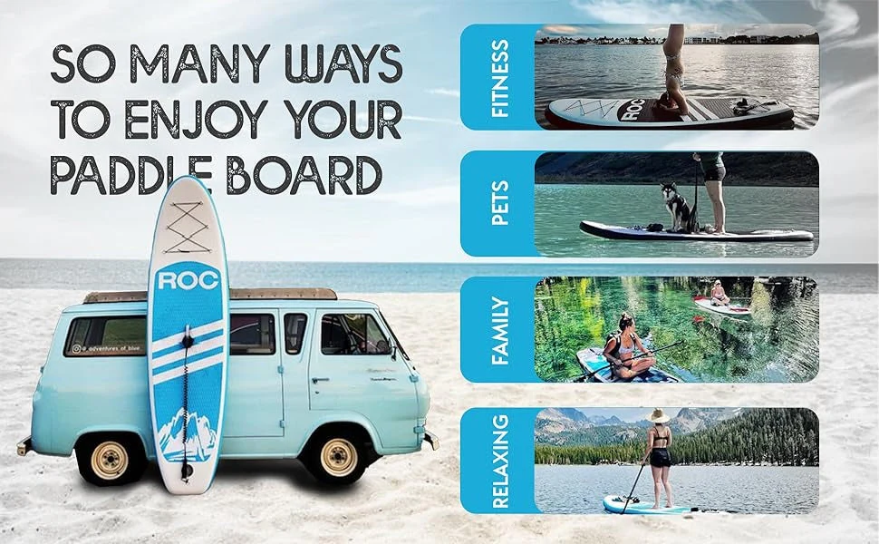 Roc Inflatable Stand Up Paddle Boards 10 ft 6 in