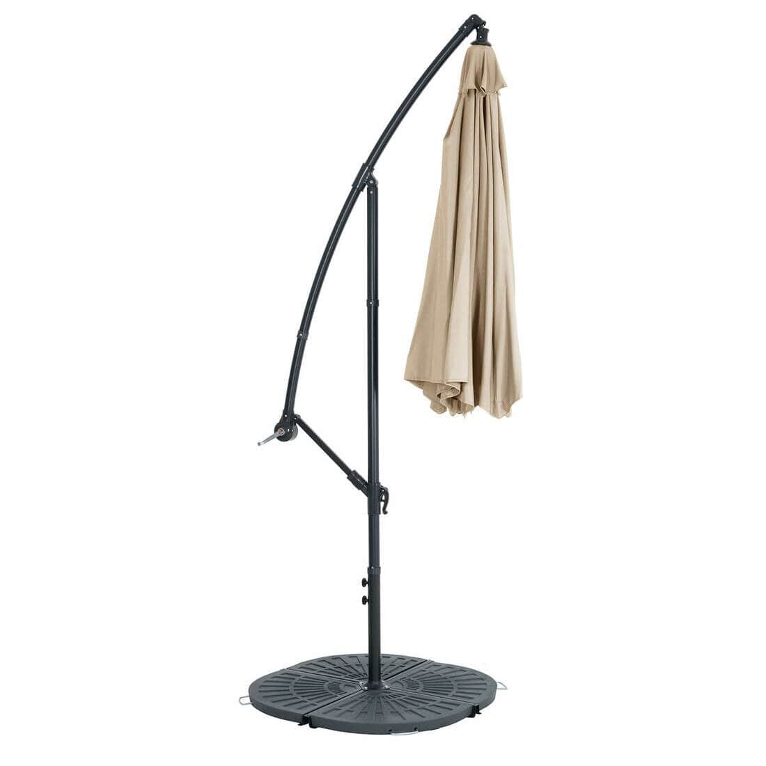 Grote 3m Banana Parasol �C Grote Patio Parasol met Verwijderbare Arm