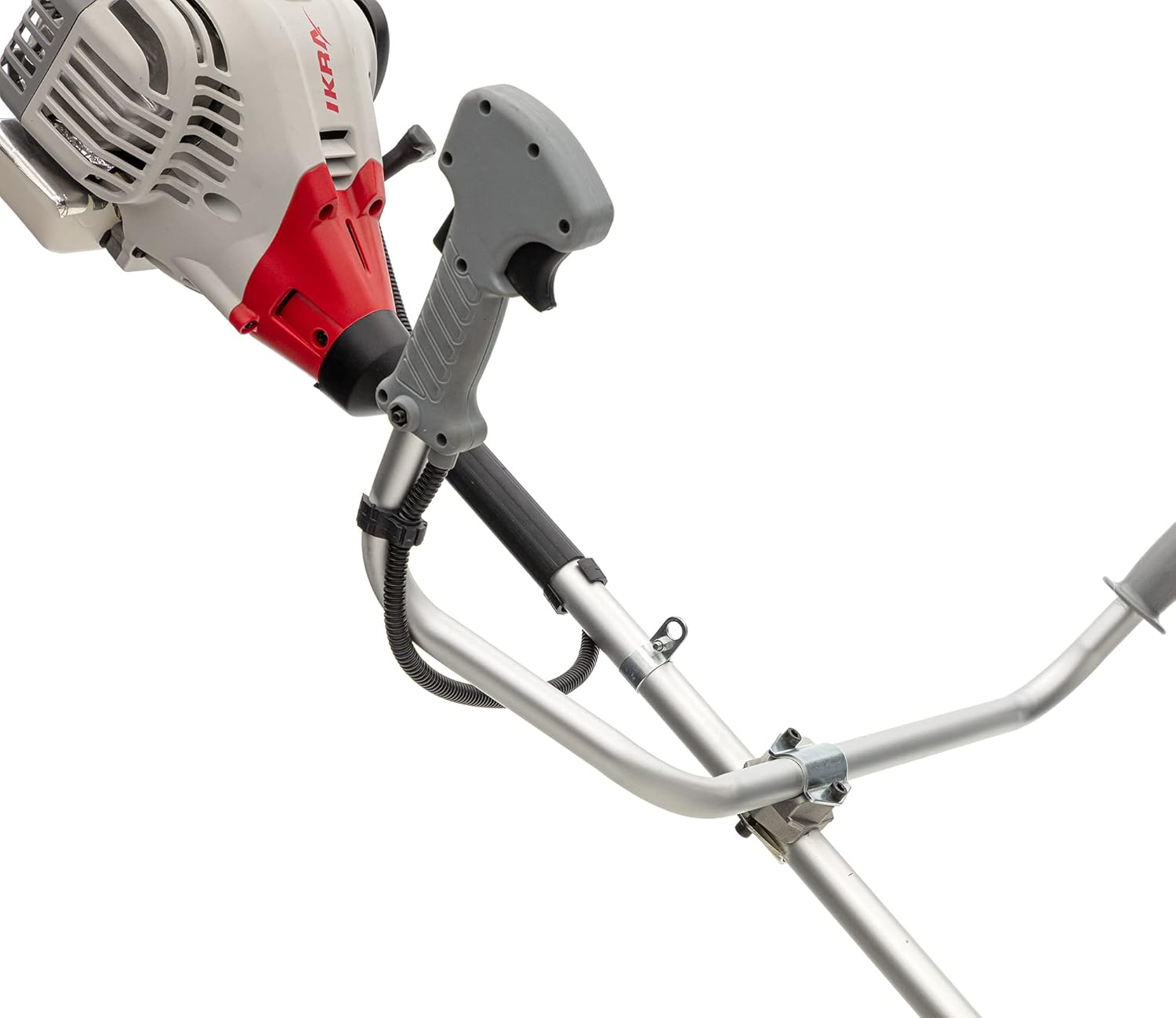 IKRA Benzin Freischneider Trimmer IBF 25-1 inkl. Fadenspule, 4-Zahn-Messer & Schultergurt