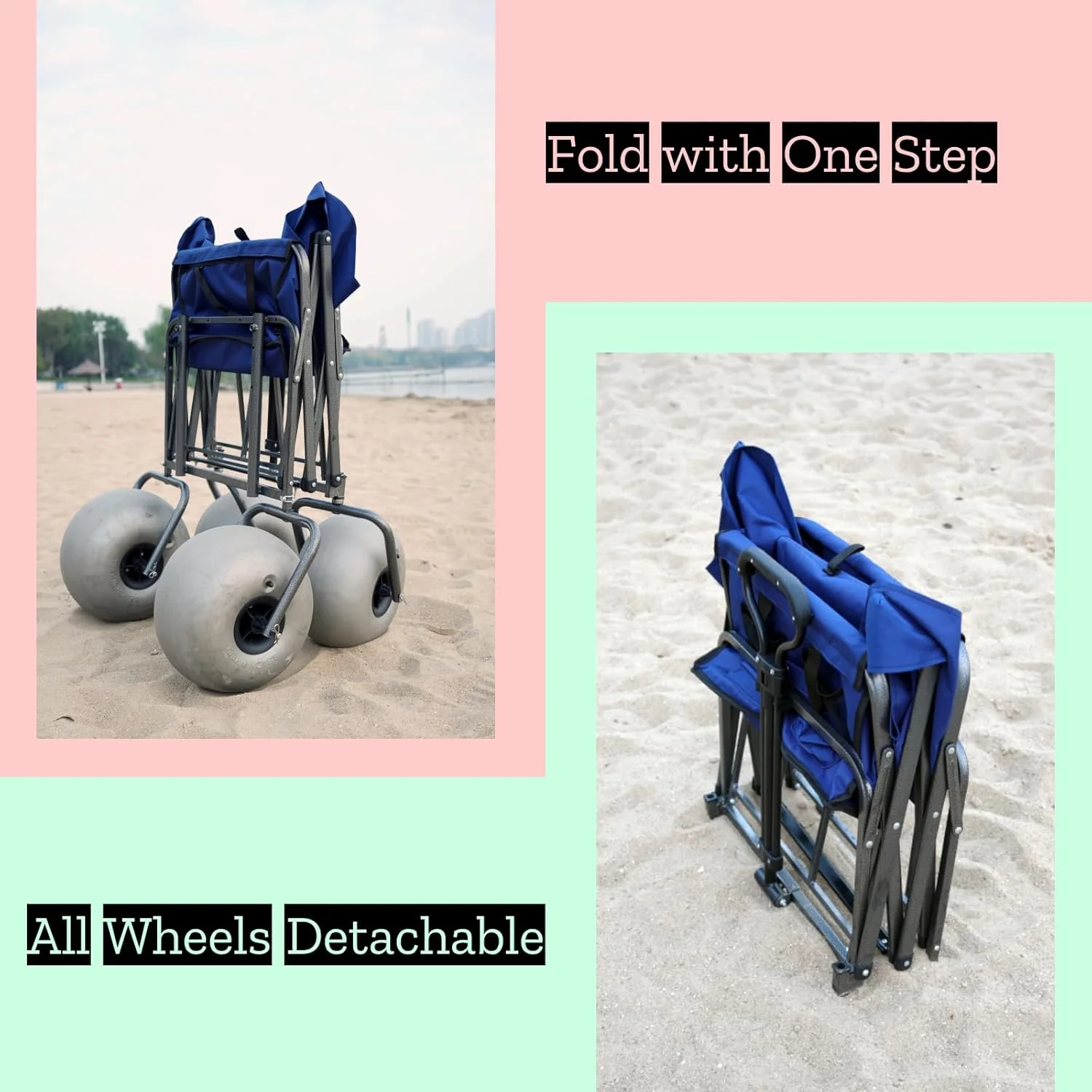 Beach Cart with 13