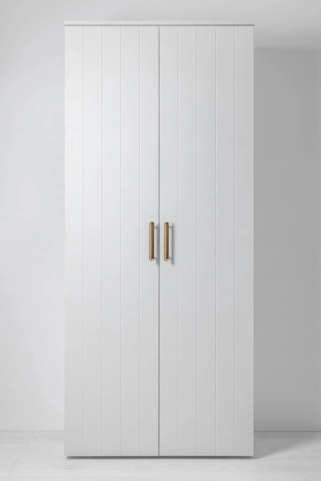 STOCKHOLM UNIVERSAL STORAGE CUPBOARD - VJ PANEL - DECO GOLD HANDLE