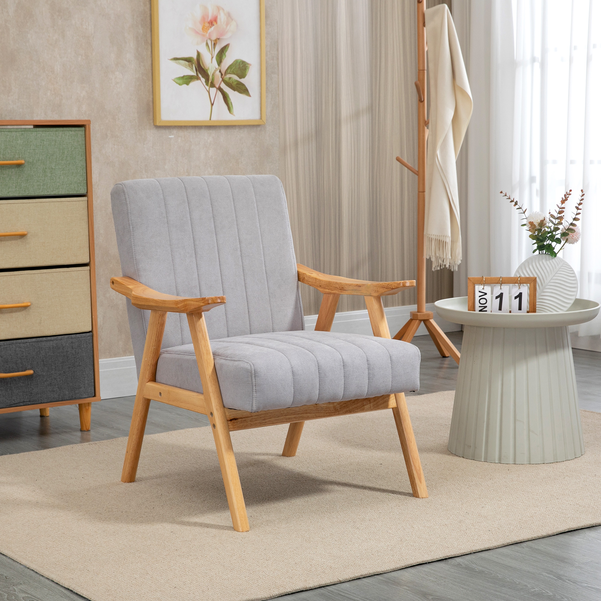 oorfauteuil, gestoffeerde stoel met armleuningen, fauteuil, fauteuil