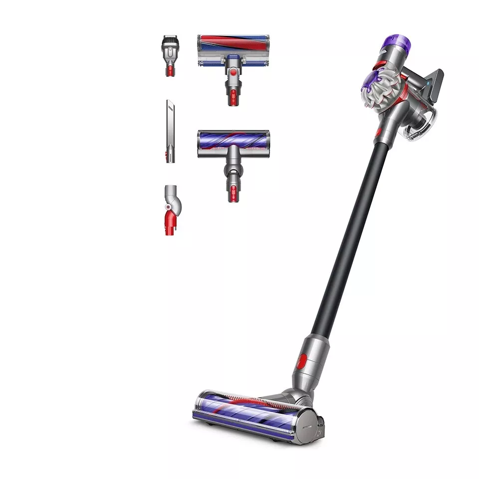 2025 Dyson V8 Total Clean Draadloze Stofzuiger �C Nikkel/Zwart (Zo Goed Als Nieuw)