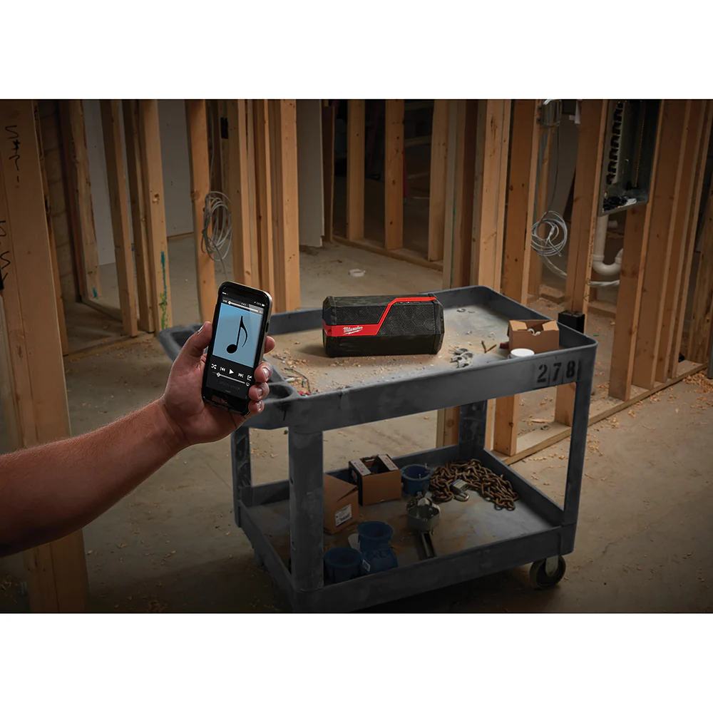 2025 Milwaukee 2891-80 Draagbare Bluetooth Luidspreker M12/M18 12V/18V - Gereviseerd