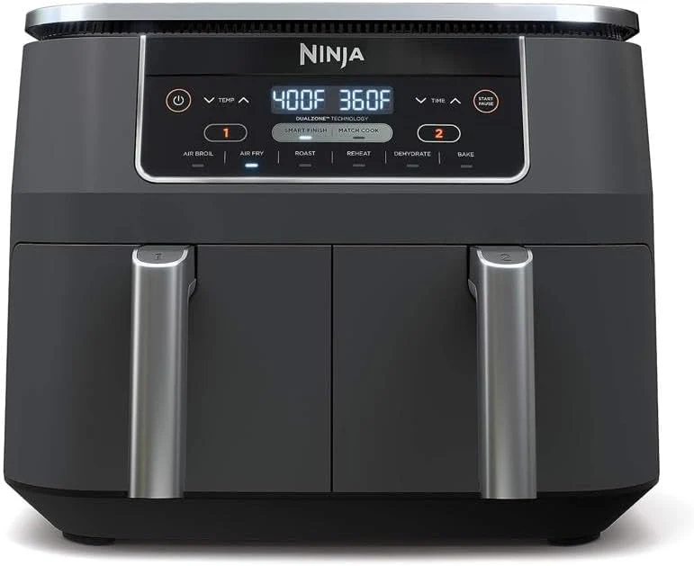 Ninja Foodi 6-in-1 FlexBasket Air Fryer with 7-Quart MegaZone and Basket Divider