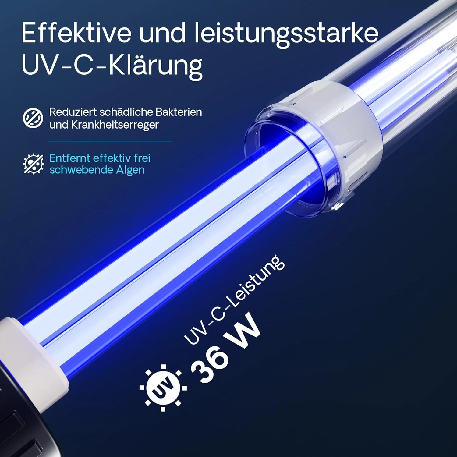 SunSun CPF-15000 drukfilter 10.000 l/u / 18 W UVC-eenheid, vijverdrukfilter voor vijvers tot 30.000 liter, vijverzuiveraar, filterinstallatie
