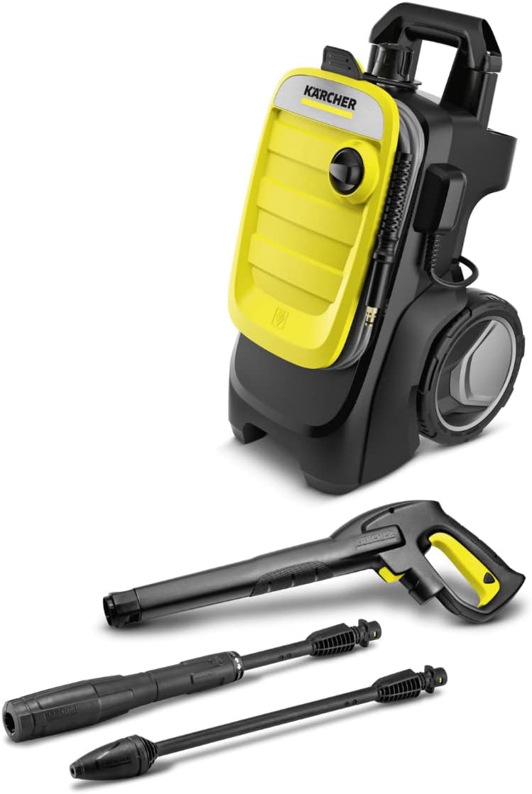 Krcher Hochdruckreiniger K 7 Premium Power Home, Druck: 180 bar, Durchfluss: 600 l/h, Flchenleistung: 60 m/h, Leistung: 3.000 W, Schlauchtrommel, mit Pistole, Dreckfrser, Strahlrohr