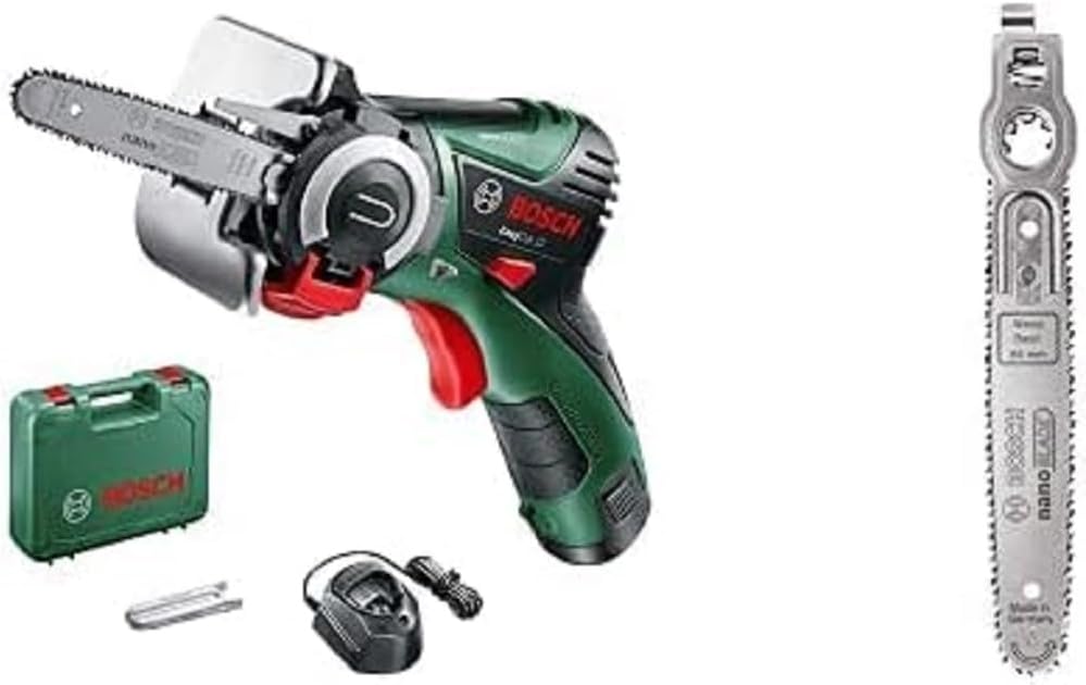 Akku Säge EasyCut 12 (1 Akku, 12 Volt System, NanoBlade Technologie, im Koffer) + Sägeblatt NanoBlade (für Holz du synthetische Materialien)