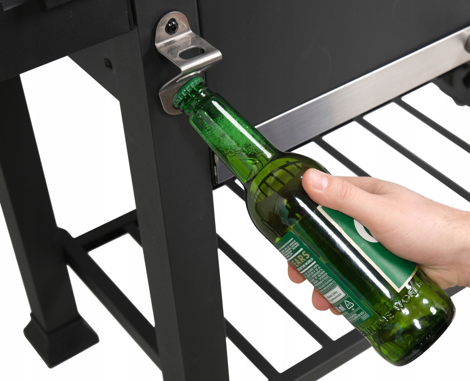 DUŻY GRILL WĘGLOWY XXL REGULOWANY ŻELIWNY RUSZT 78x42,5mm 3 PÓŁKI LUND