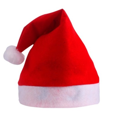 CZAPKA MIKOŁAJA MIKOŁAJKI STRÓJ PREZENT PLUSZOWA
