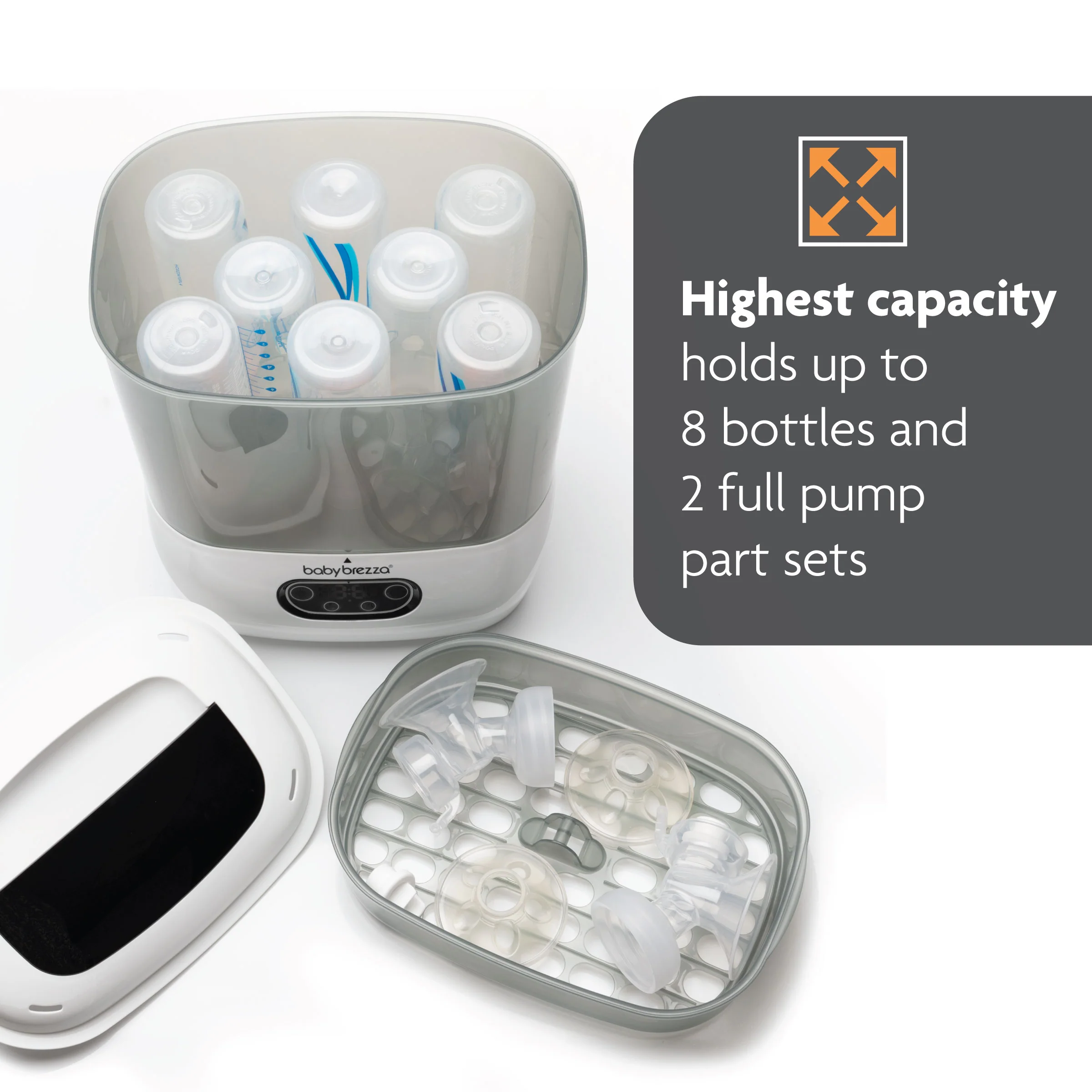 One Step? Babyfles Sterilisator en Droger Geavanceerd - Elektrische Stoomsterilisator met HEPA-filter