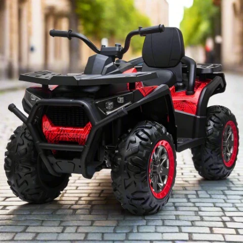 Spider Red Desert ATV 24v Electric Ride On Quad With Remote