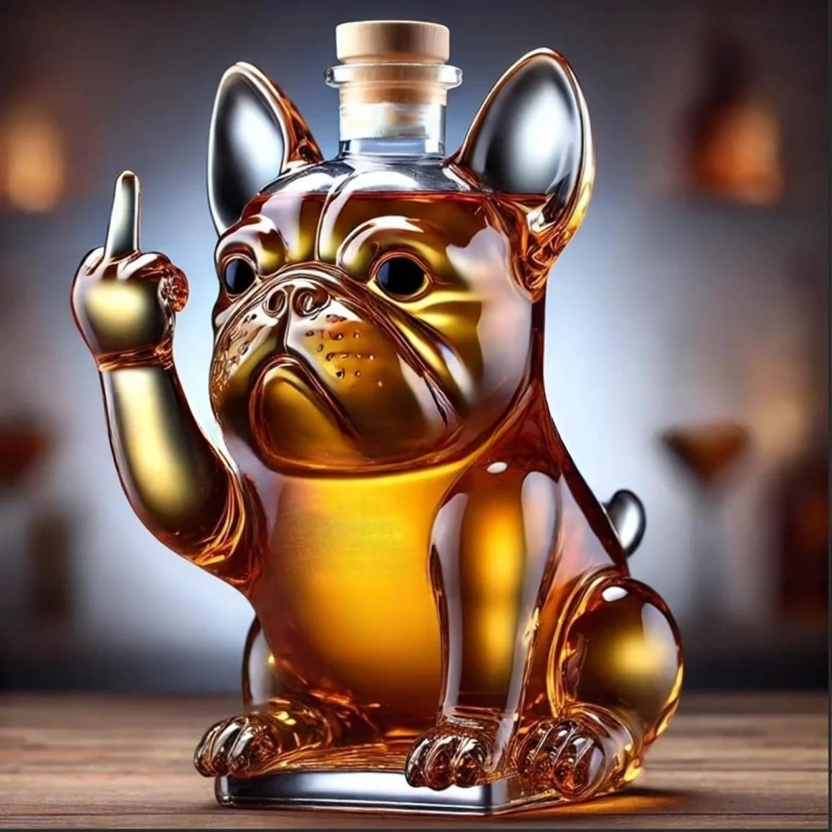 Rebellischer Whiskey-Dekanter