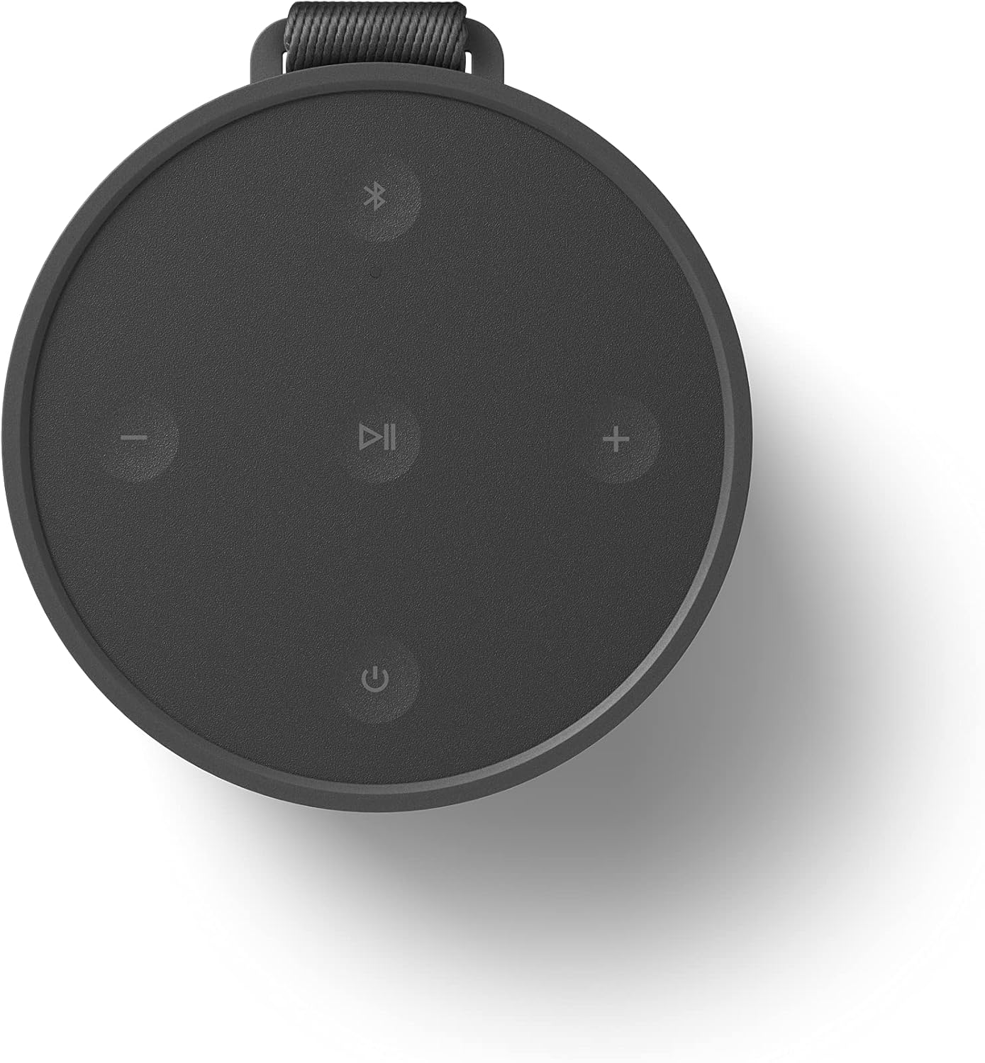 Bang & Olufsen Beosound Explore – Kabelloser tragbarer Bluetooth Outdoor-, Heim- und Reise, 27 Stunden Akkulaufzeit, wasserdichter 360° Lautsprecher + USB-C Ladekabel - Schwarz Anthracite