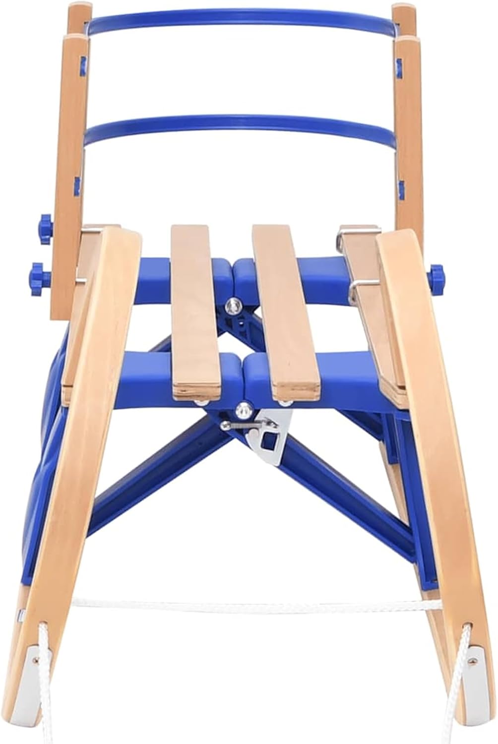 Klappschlitten mit Rückenlehne 110 cm Sperrholz Schlitten Model93700