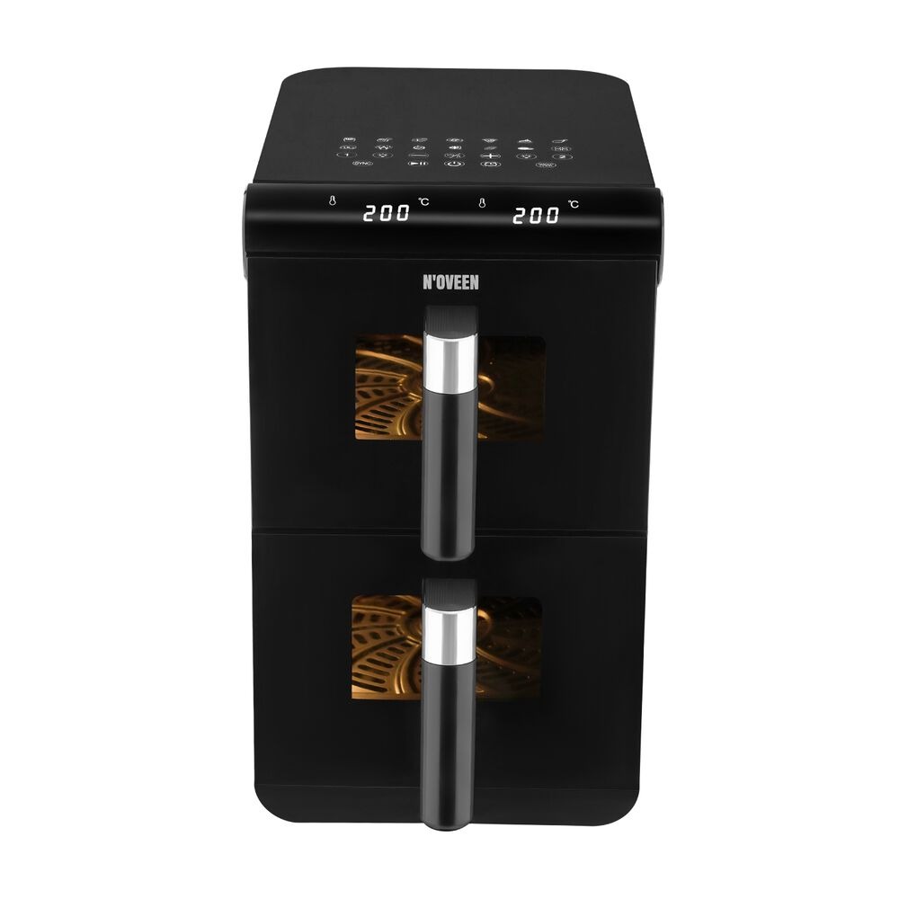 Frytownica beztłuszczowa Noveen AF5050 X-Line, 2 x 5,5 l, czarna