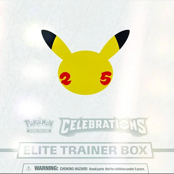 Pokemon Celebrations Elite Trainer Box with 10 Booster Packs, Greninja Foil Card, 65 Sleeves & Energy Cards
