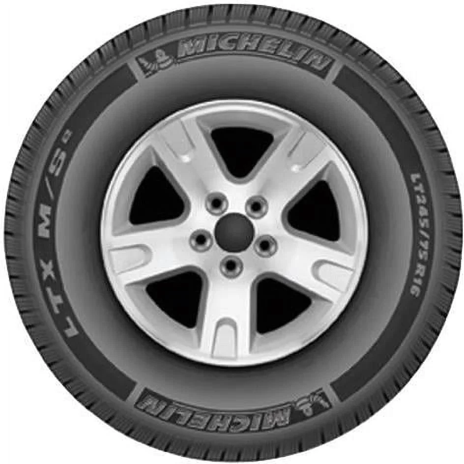 Michelin LTX M/S2 265/70R17 113 T Tire Fits: 2014-18 Chevrolet Silverado 1500 WT, 2010-20 GMC Sierra 1500 SLE