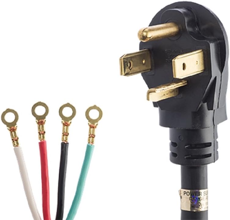 Smart Choice 1,8 m langes 30 Amp 4-Zinken-Trocknerkabel.