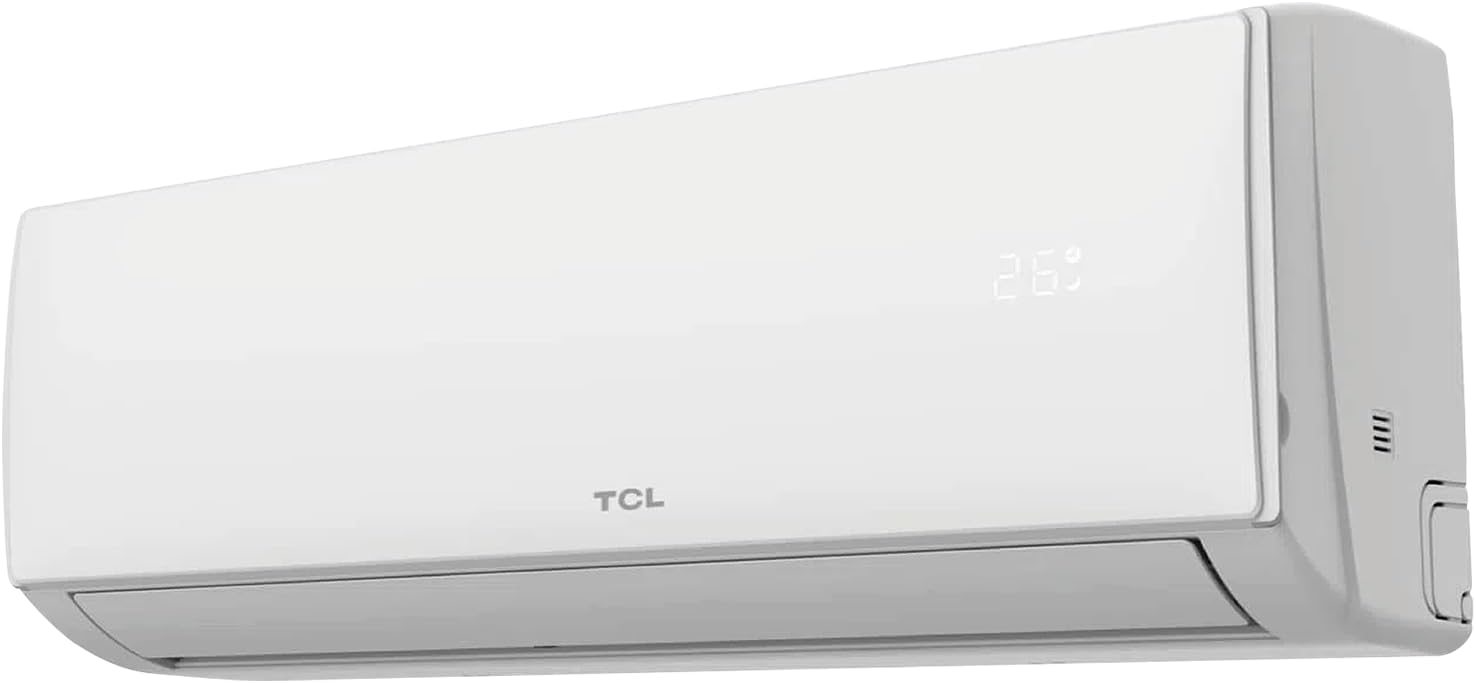 TCL Split Klimaanlage 18000BTU Elite XA73 für Räume bis zu 60m² mit Eco und Turbomodus, 4-Wege-Luftstrom, Kühlen, Heizen, Entfeuchten