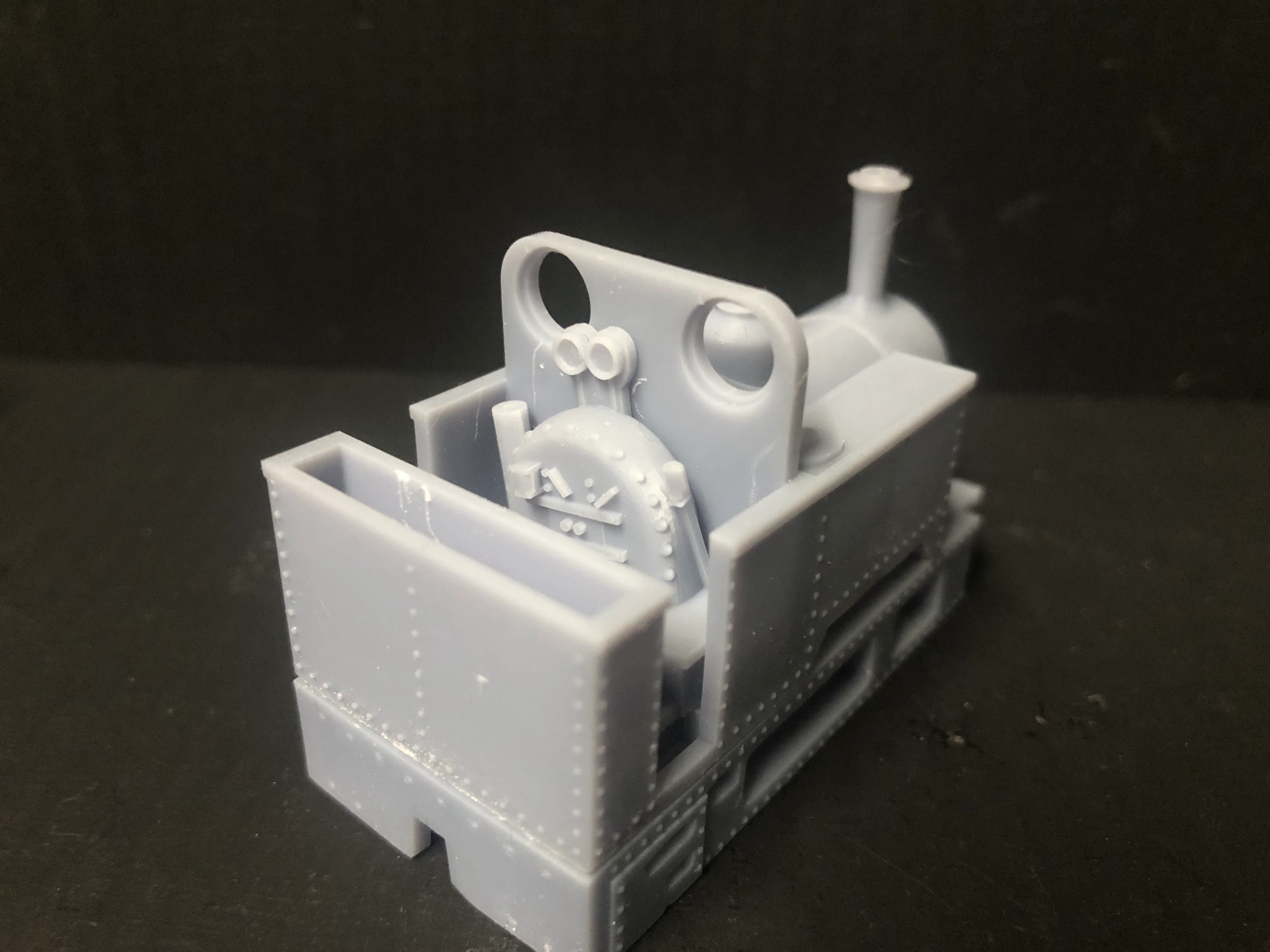 OO9/009 Kerr Stuart Open Cab Steam Loco that fits the Kato chassis 11-109