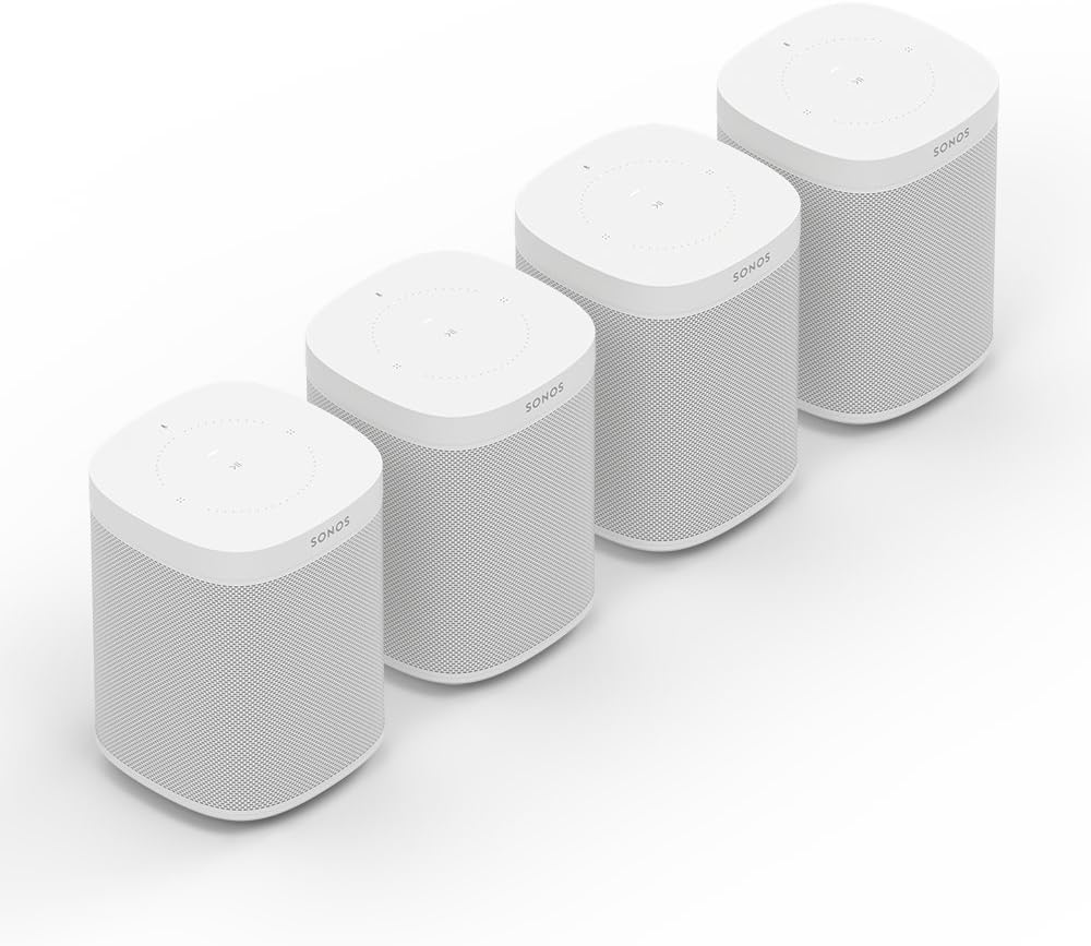 Sonos One Smart Speaker, schwarz – Intelligenter WLAN Lautsprecher mit Alexa Sprachsteuerung, Google Assistant & AirPlay – Multiroom Speaker für unbegrenztes Musikstreaming