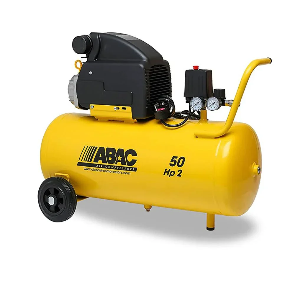 2025 Compresor Abac Montecarlo 50 L – Potente y compacto para trabajos domésticos e industriales