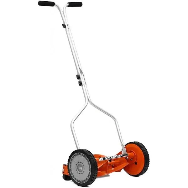 14 in. 4-Blade Manual Walk Behind Reel Lawn Mower 1204-14