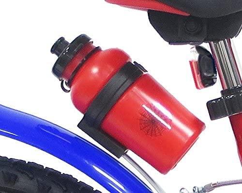 Kubbinga biciletta 16 Pollici, Bicicletta 4 ai 6 Anni Spiderman con stabilizzatori Laterali Unisex Bambini, Rosso e Blu : Sport e tempo libero