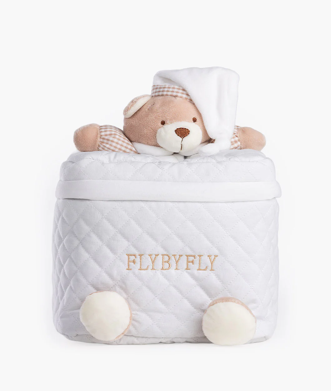 Baby Storage Bag | White & Beige