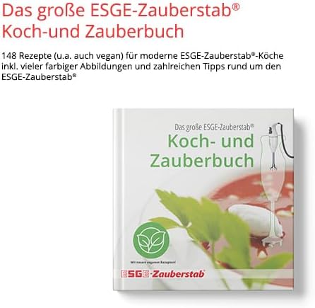 ESGE-Zauberstab® Petticoat Edition 99205, ESGE Zauberstab M 180 Jubiläum – Hochleistungsmixer mit 2 Geschwindigkeitsstufen (11.500/16.000 U/Min), Ergonomischem Griff & Robustem AC-Motor