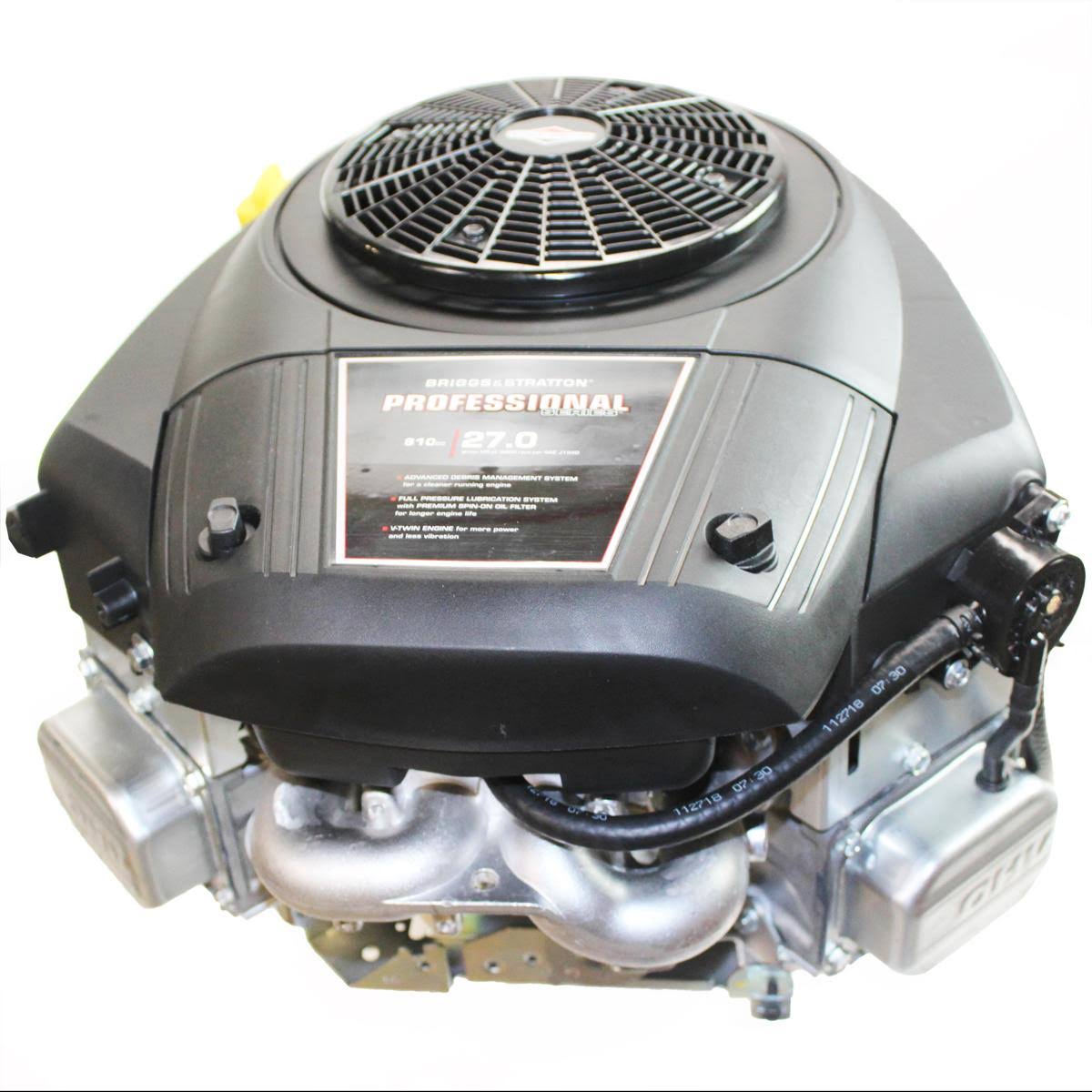 27HP Vertical Engine with 1���x3-5/32��� Shaft, Electric Start, 16 Amp, Fuel Pump, Oil Filter �C Cast Iron Sleeve