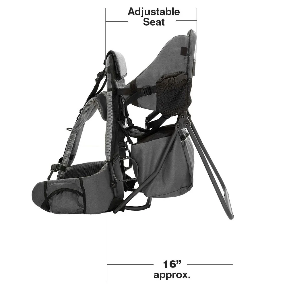 ClevrPlus Cross Country Baby Backpack Carrier with Comfortable Seat
