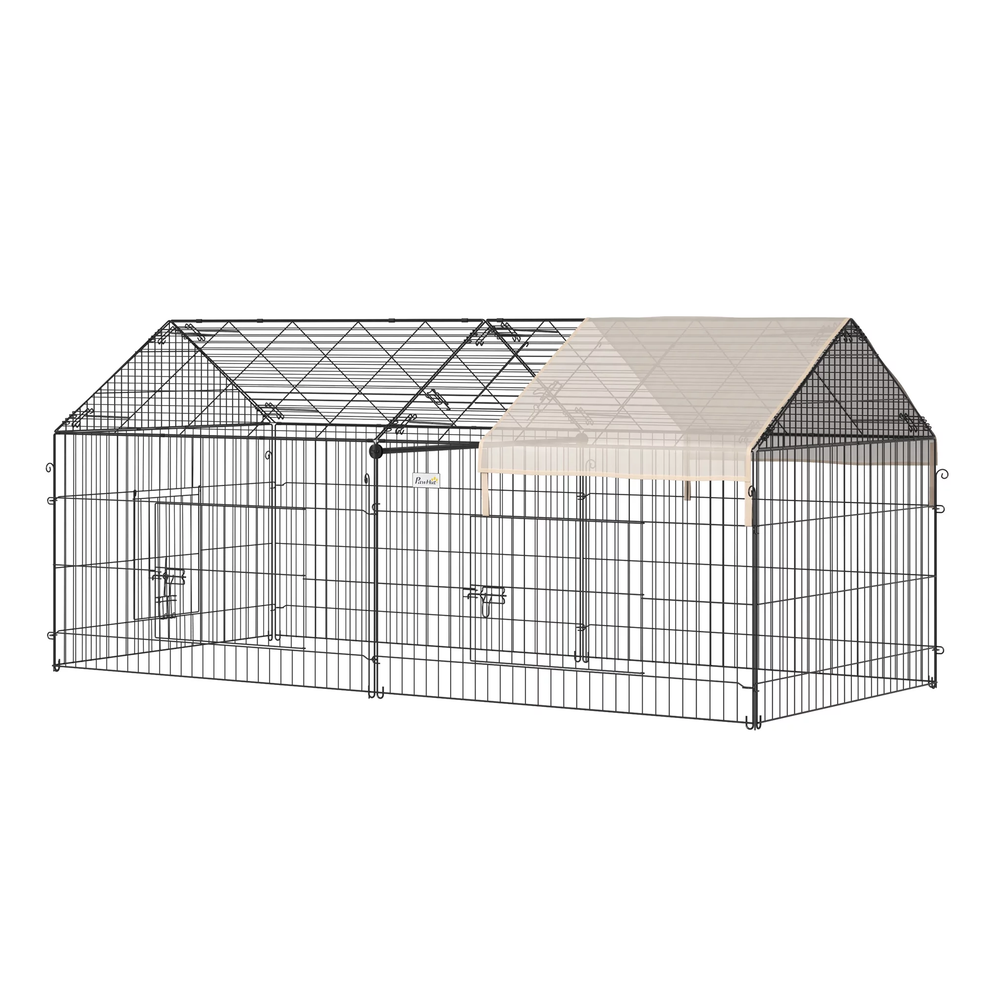 2025 PawHut Metalen Kippenhok Catio, 86,5
