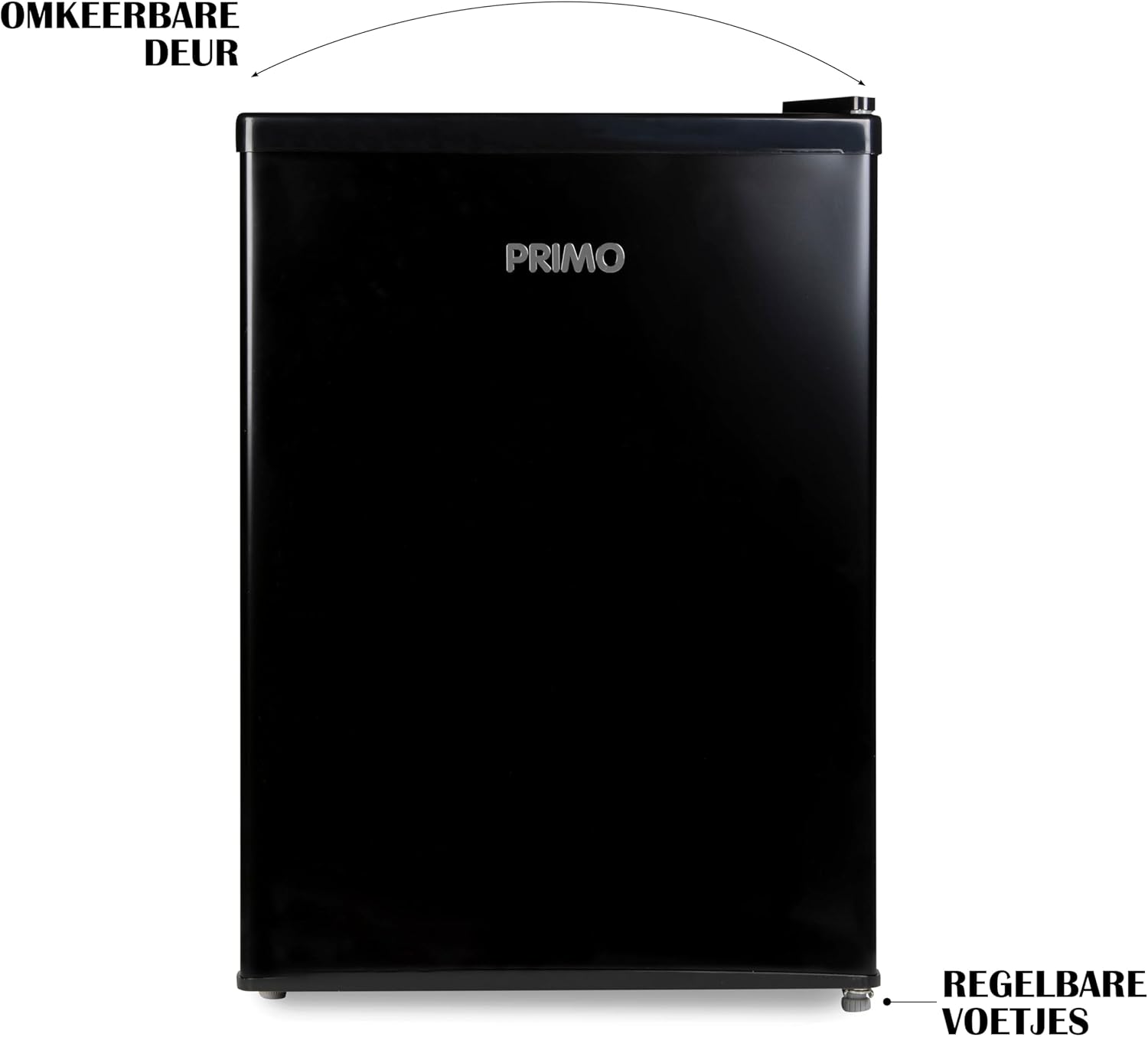 PRIMO PR155FR Réfrigérateur Table Top - 66L - E - Autonome - Noir