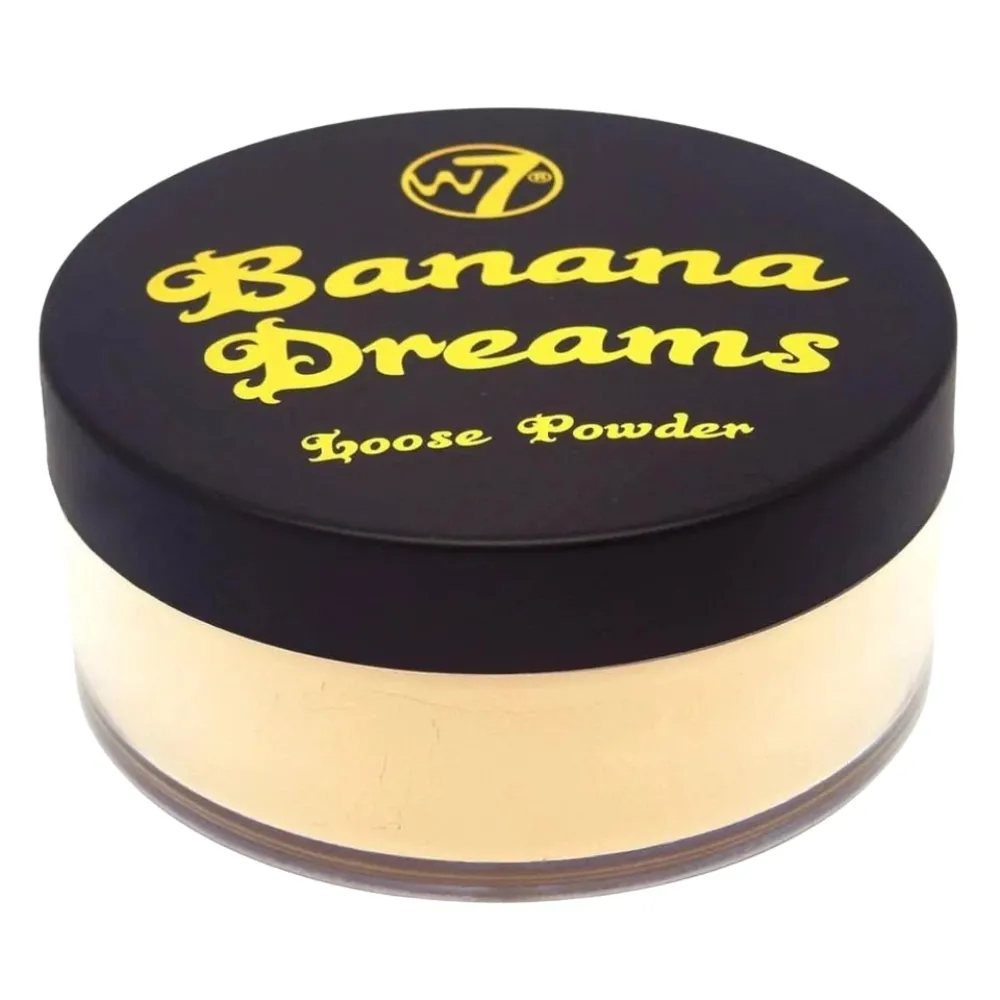 W7 Banana Dreams Loose Face Powder - Yellow Setting Powder