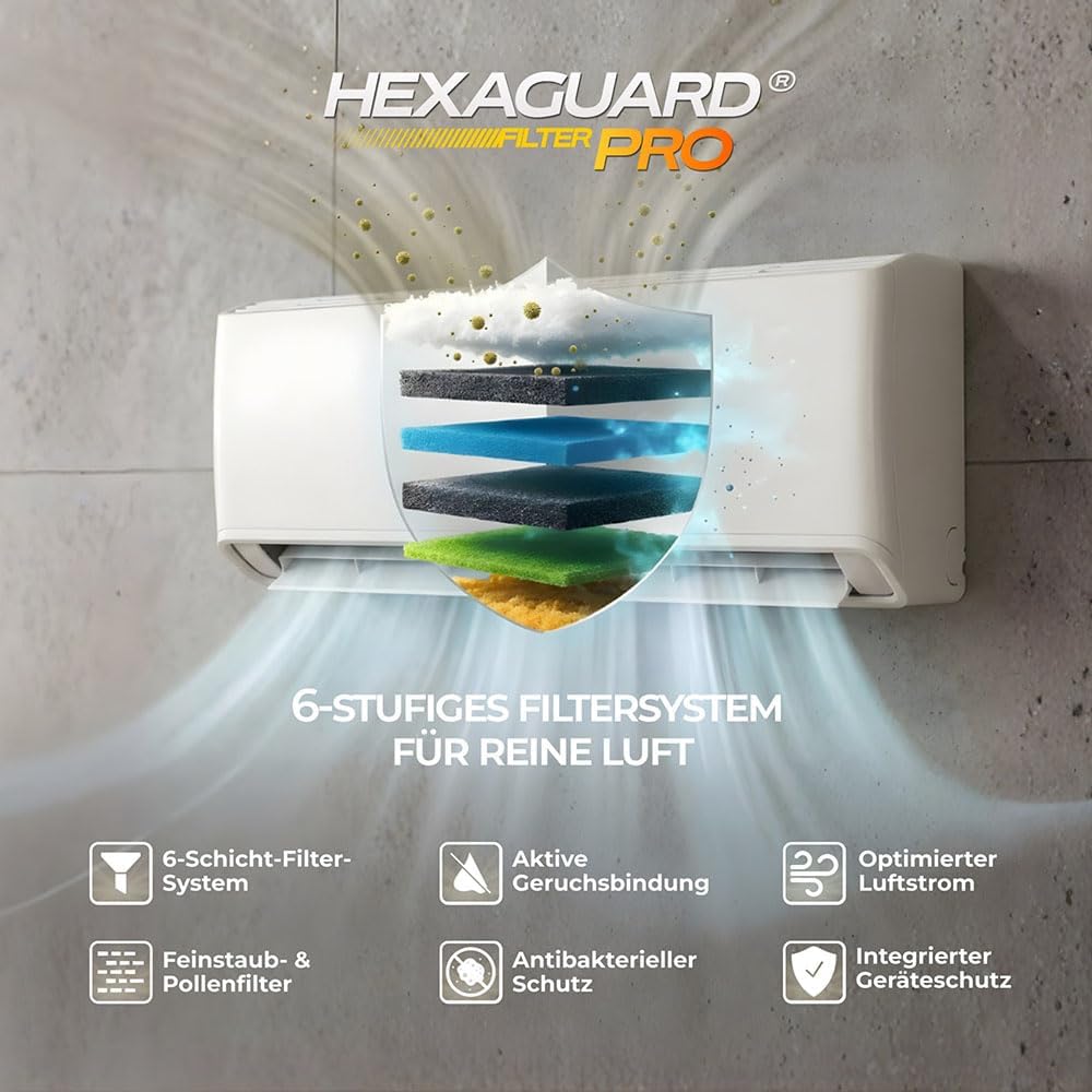 Kältebringer A+++ R290 Split Klimaanlage 12000 BTU (3,7 kW) - mit Heizfunktion, WiFi & App, bis 60m², sehr leise, 5m Kupferleitung, Kältemittel R290, Montagematerial, Wandhalterung