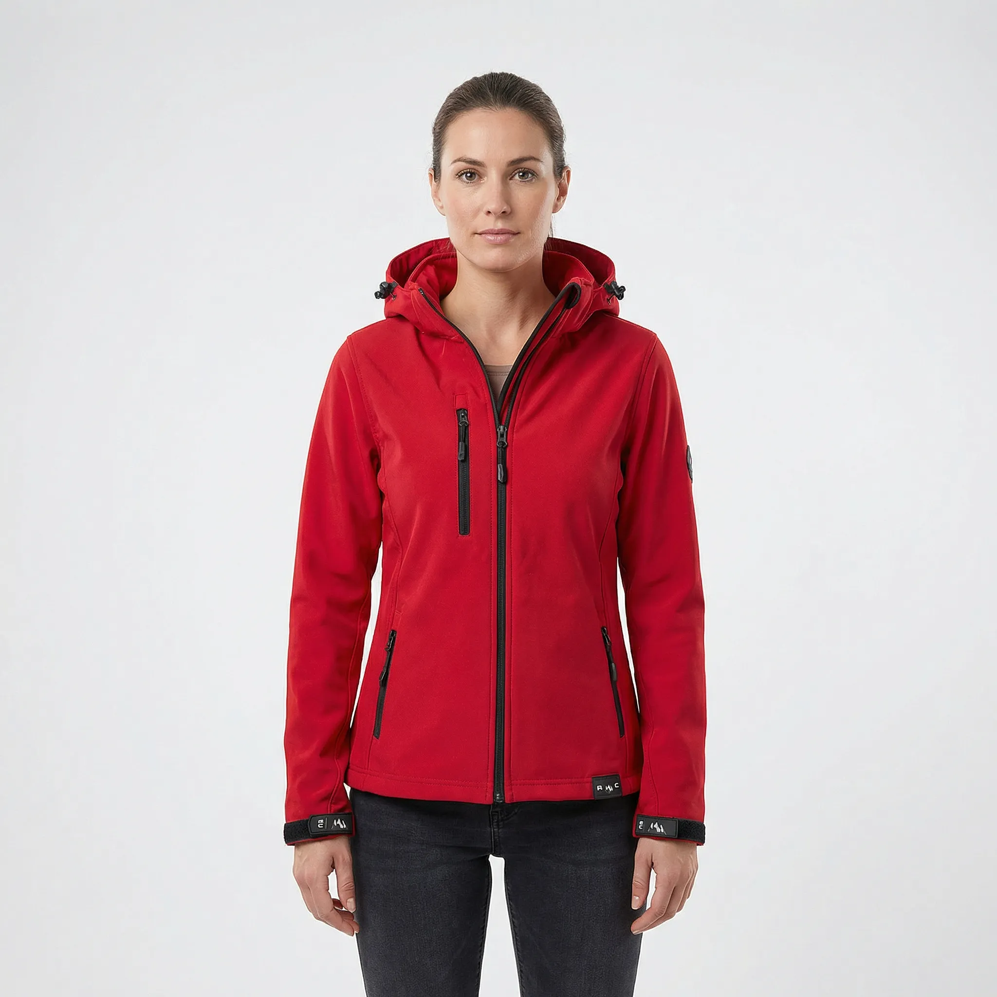 Damen Softshelljacke Mit Kapuze