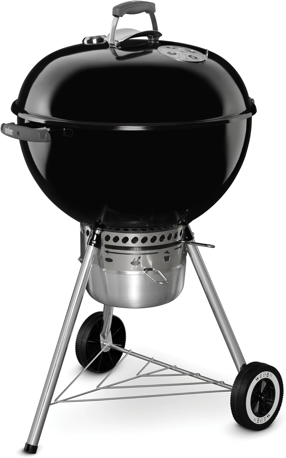 Weber Original Kettle Premium Charcoal Grill  22-Inch  Black �C Outdoor BBQ Grill with Built?In Thermometer  Heat Control Dampers & One?Touch? Cleaning System
