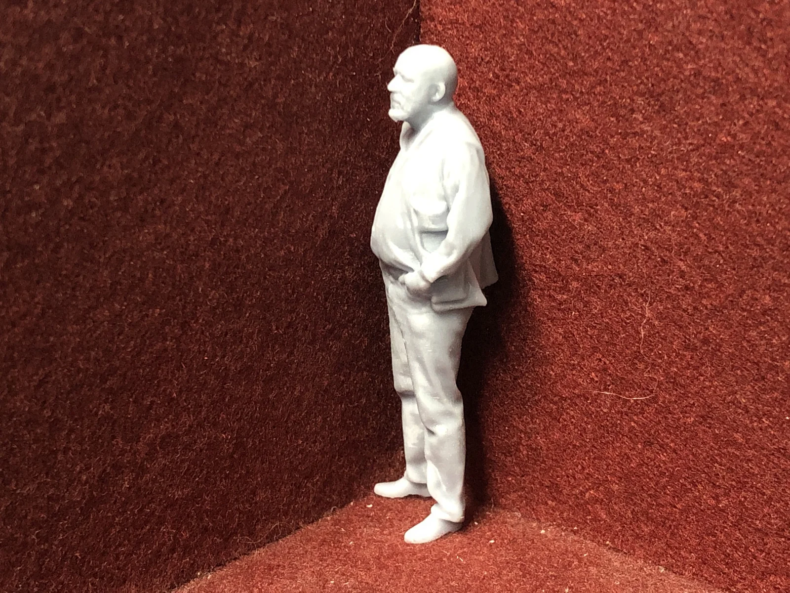 G-Scale figure - 3D scan of a real person in jacket - MD010 (also GN15)
