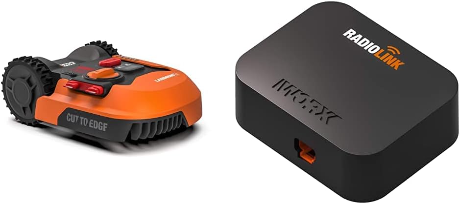 WORX Landroid M WR141E robotmaaier/accugrasmaaier voor kleine tuinen tot 500 m2/zelfrijdende grasmaaier voor een nette gazonsnit, veelkleurig
