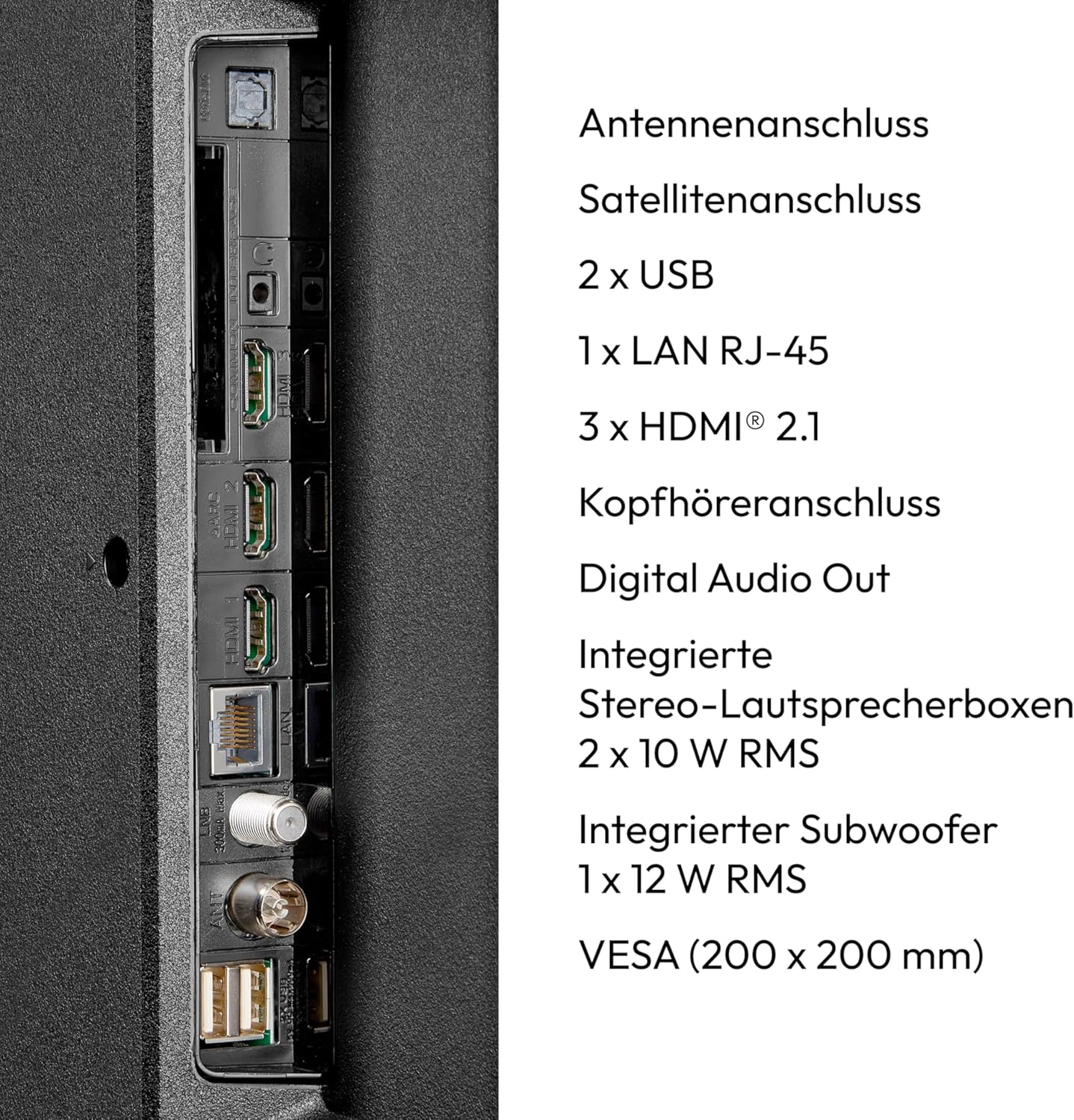 MEDION 125,7 cm (50 Zoll) Fernseher (Smart TV, 4K, Dolby Vision HDR, Prime Video, Disney+, Dolby Atmos, DTS X, kompatibel mit Google TV, PVR, Bluetooth, MD 850400)