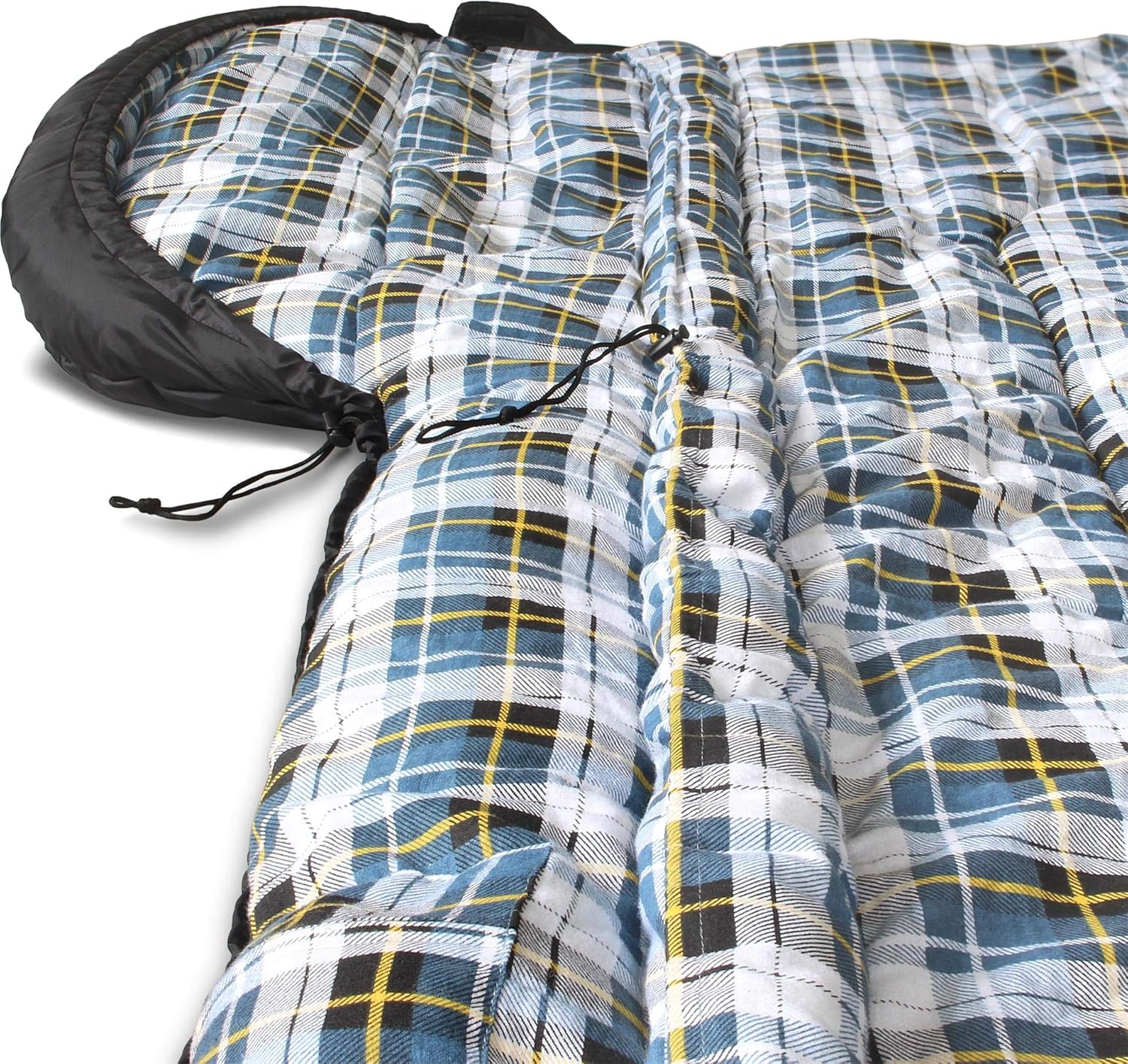 normani 4-in-1-Funktion Extrem Outdoor Schlafsack 'Antarctica' aus Nylon Rip-Stop mit 500 + 250 g/m² Hollow Fiber Füllung 220 x 90 cm