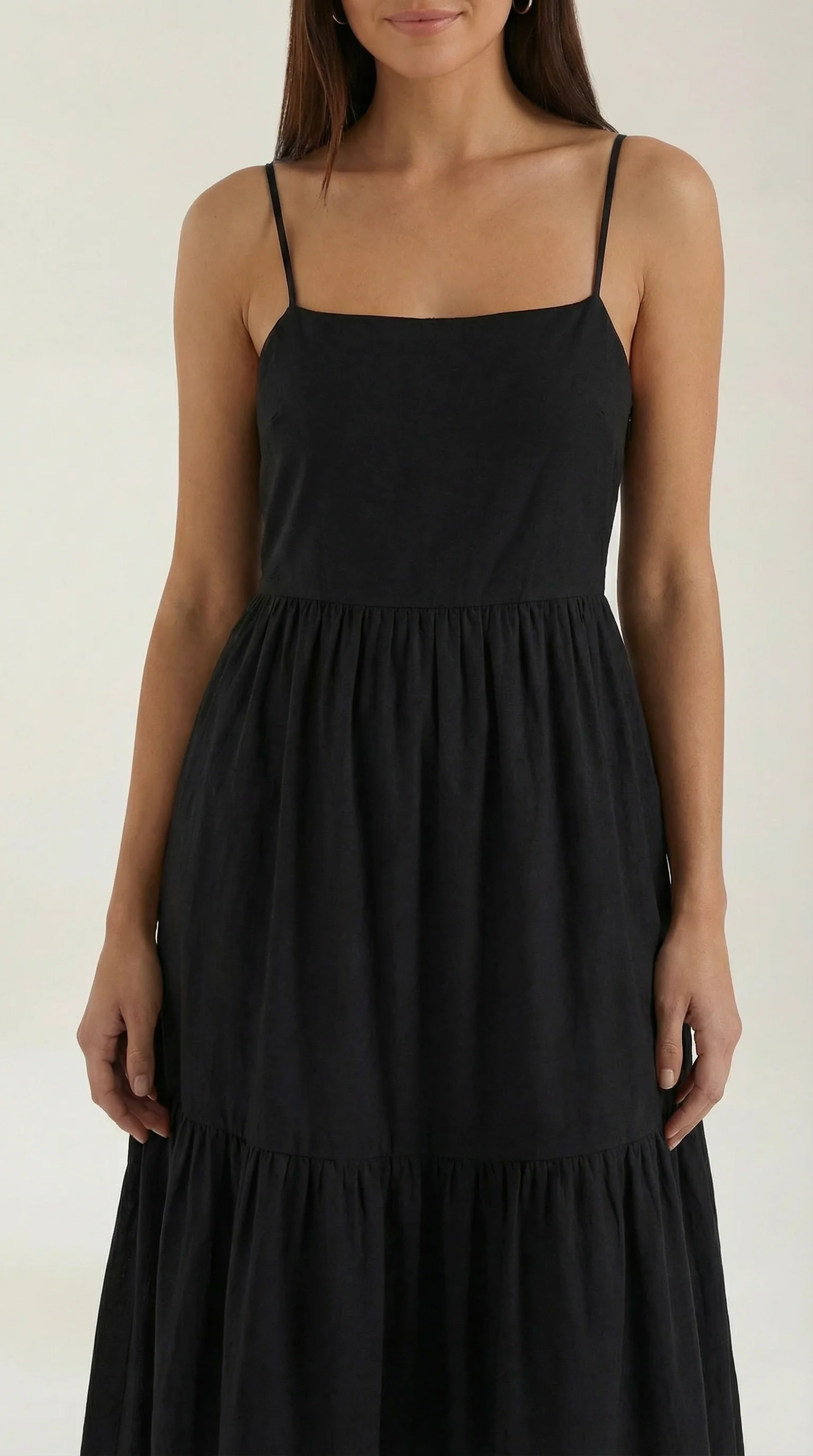 R��ckenfreies Maxikleid
