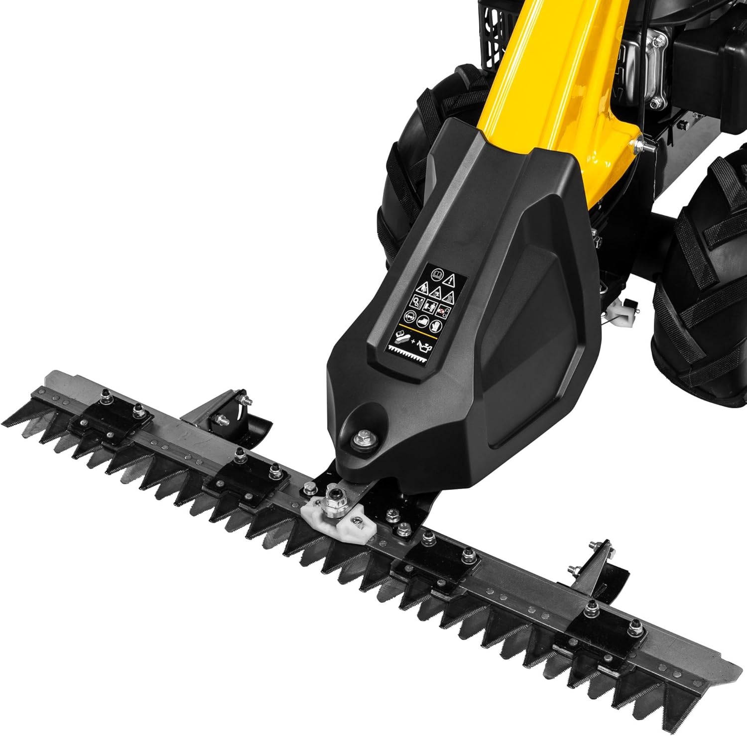 TEXAS Profi Benzin Balkenmäher CB8750 196ccm Wiesenmäher Hochgrasmäher Rasenmäher mit Antrieb Radantrieb | 5,7PS | 4200Watt | Schnittbreite 870mm | 4-Takt-Motor | für gewerbliche Nutzung geeignet