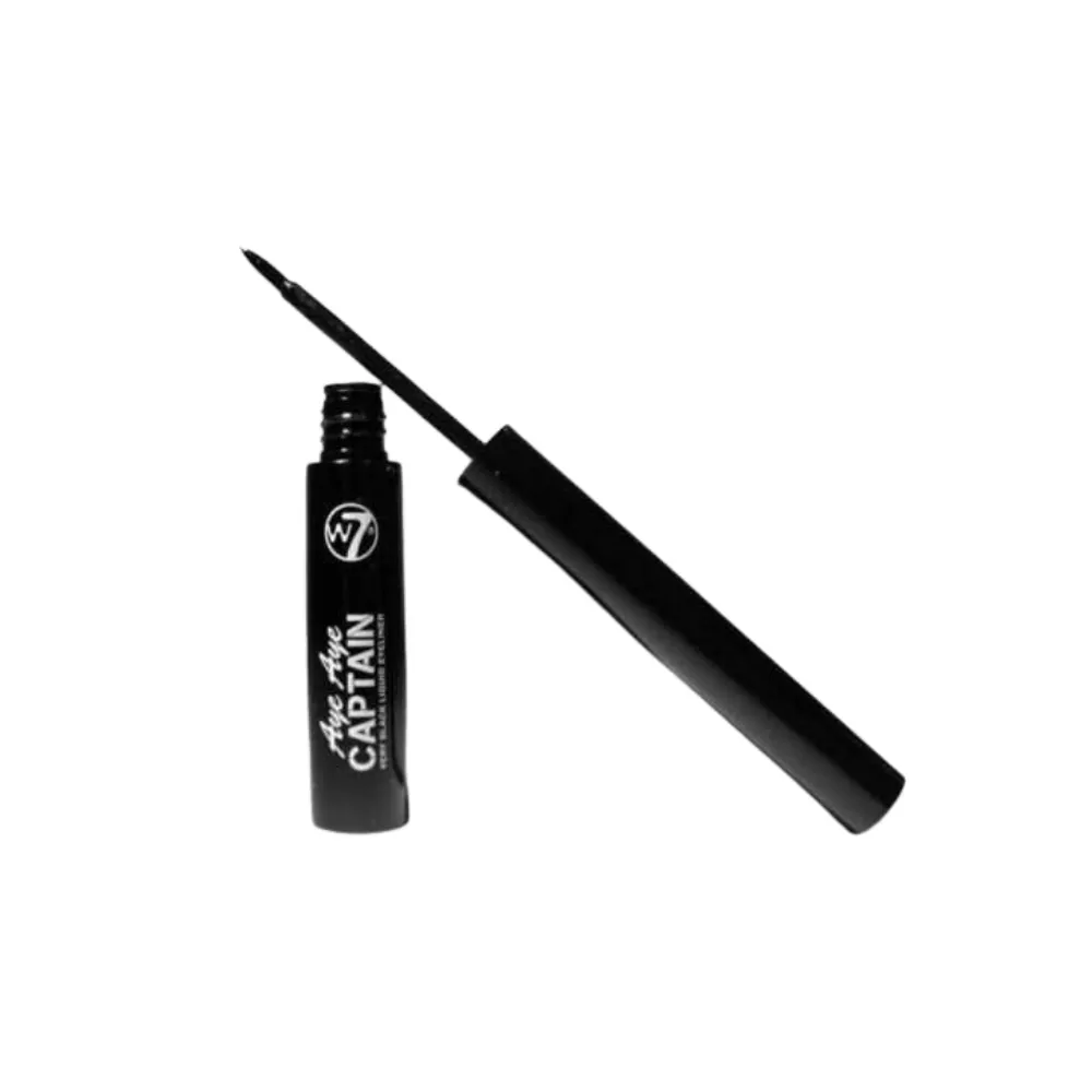 W7 Aye Aye Captain Liquid Eyeliner a?? Very Black