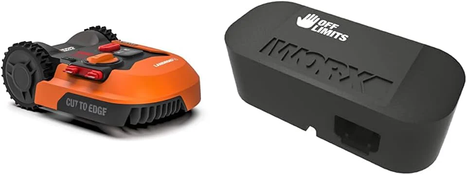 WORX Landroid M WR141E robotmaaier/accugrasmaaier voor kleine tuinen tot 500 m2/zelfrijdende grasmaaier voor een nette gazonsnit, veelkleurig