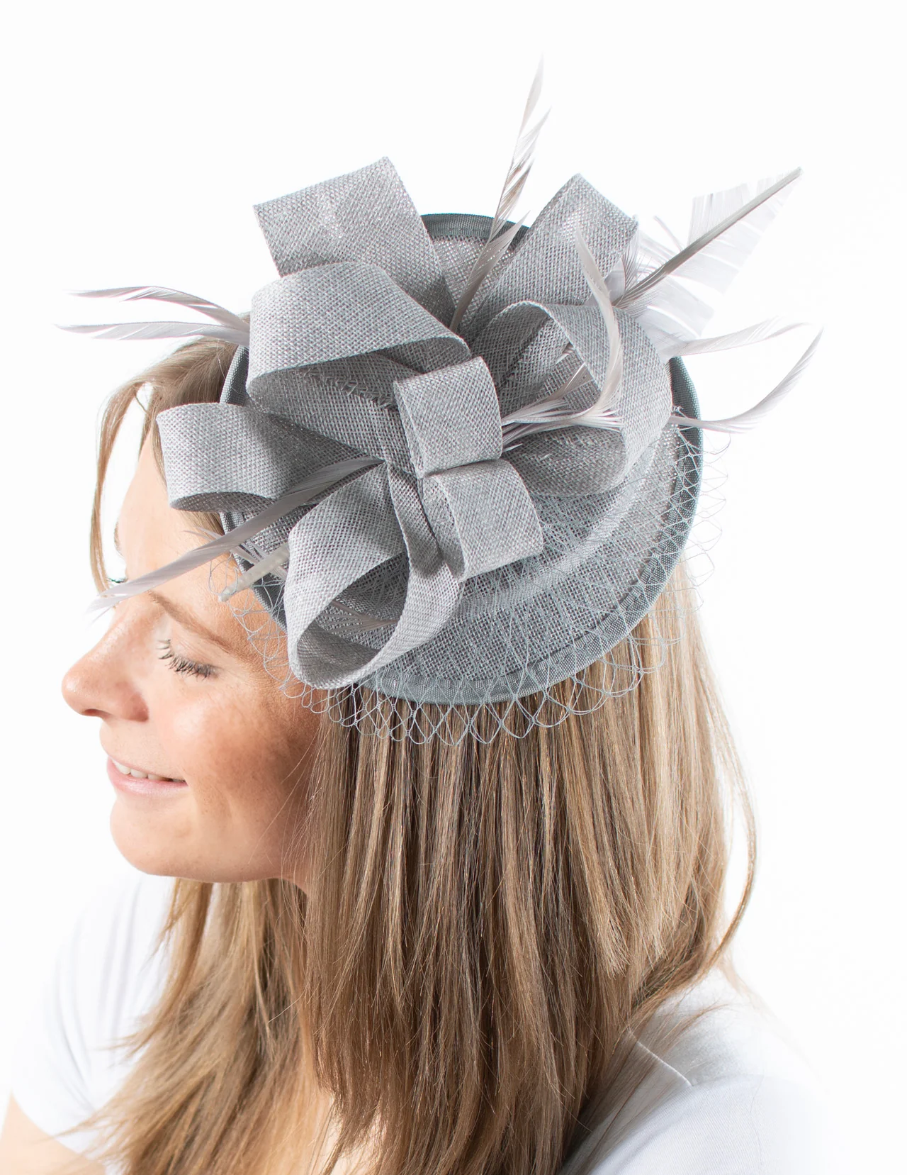 Fascinator | Fancy Hat | Silver
