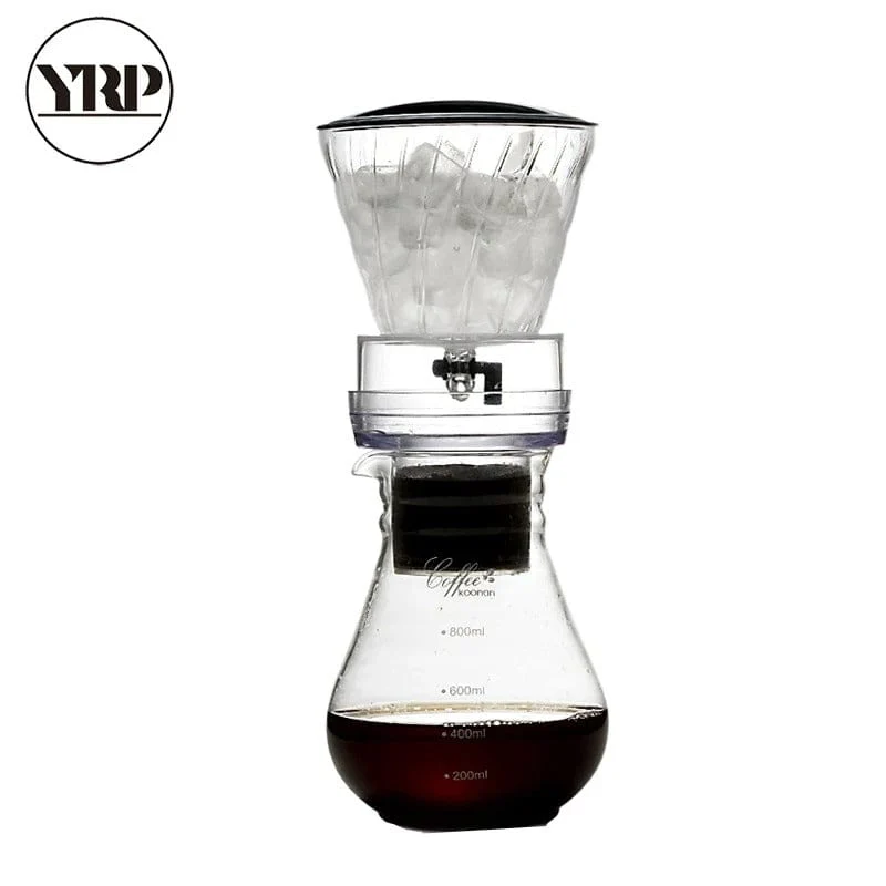 Glass Cold Brew Drip Coffee Maker with Reusable Filter