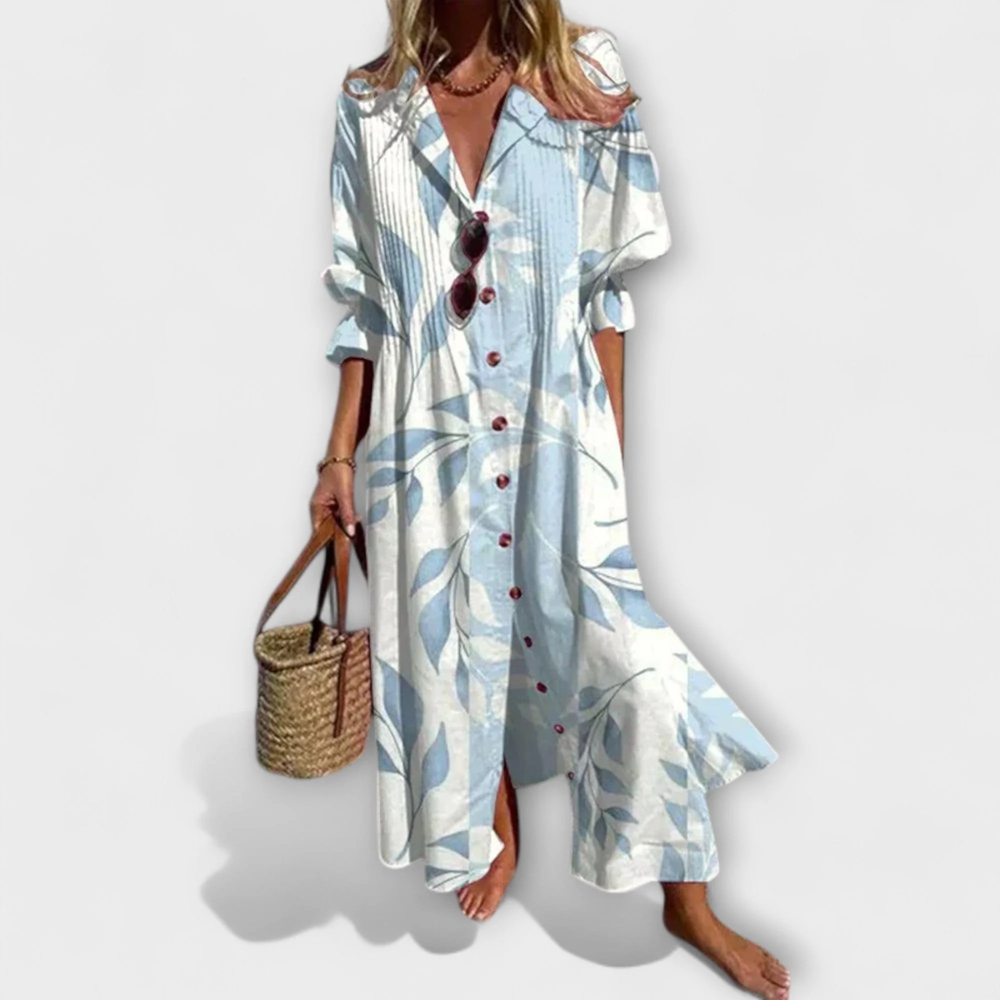 Maxikleid f��r Damen mit lockerer Passform und schmeichelhafter Silhouette